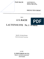 Johann Sebastian Bach - Laud Suite 1 BWV 996 (Teuchert)