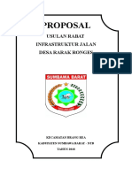 Proposal Pningkatan Jalan (Rabat)