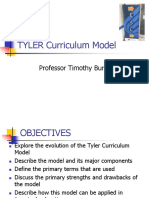 Ttyler Curriculum Model Pppt.