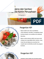 Higiene Penyajian Makanan Kantin Perusahaan