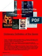 Similar Media Works Profile: Genre: Horror