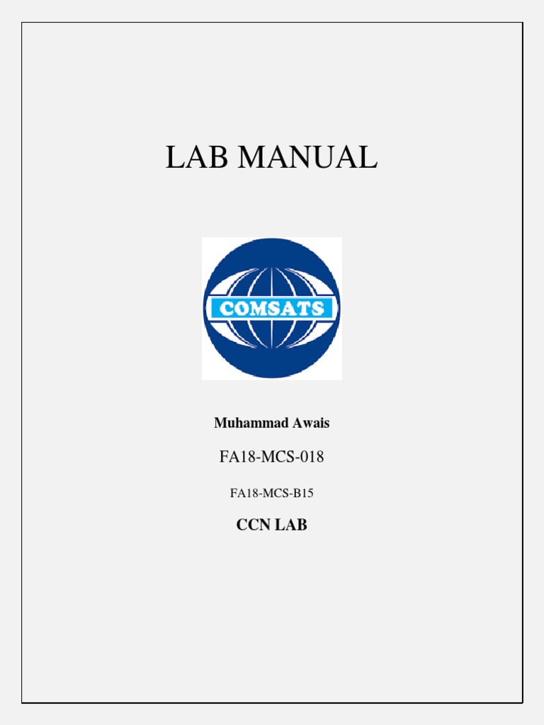 Lab Manual PDF Network Topology Computer Network