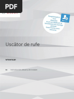 Manual Uscator Performant de Rufe Bosch