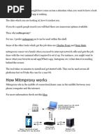 Intercept iOS - Android Network Calls Using Mitmproxy PDF