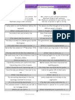 4A. Unit 1B. Cleft Sentences. Pairwork Activity PDF