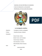 La investigación científica (resumen corregido)