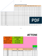 Salary Sheet Monthly