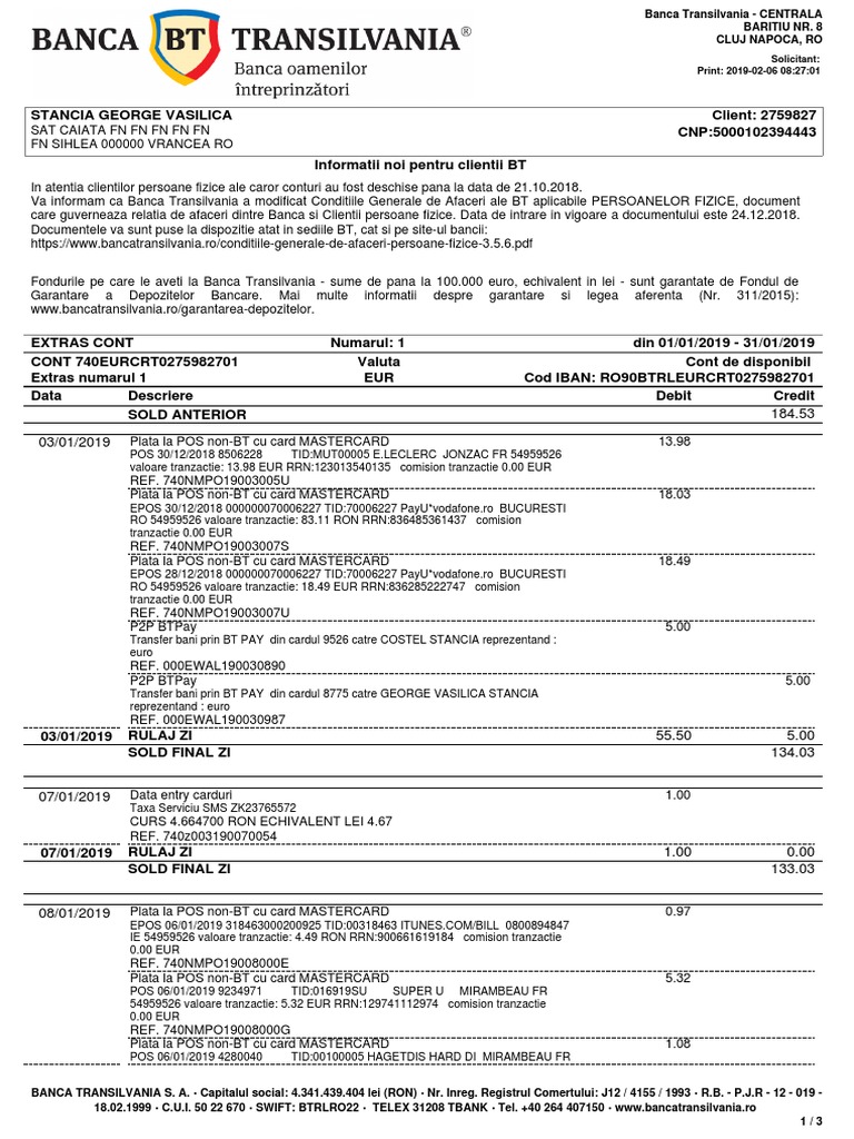 Extras Cont Eur PDF | PDF