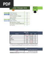 Bill calculator