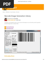 Barcode Image Generation Library