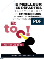 EBOOK Olivier Clodong - Les meilleures reparties anti emmerdeurscons pretentieux.pdf