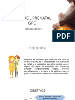 Control Prenatal GPC