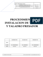 Procedimiento de Instalacion de Torno