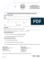 Apostile Request Form