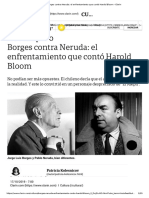 Borges contra Neruda_ el enfrentamiento que contó Harold Bloom - Clarín