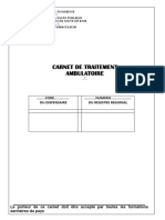 carnet de traitement ambulatoire