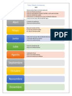 Cronograma de Actividade de Medio Ambiente.