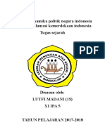 Makalah Dinamika Politik Negara Indonesia Setelah Proklamasi Kemerdekaan Indonesia