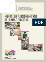 Manual Funcionamiento Mesa PDF