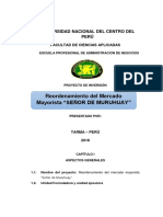 Proyecto de Inversión Mercado Mayorista Señor de Muruhuay