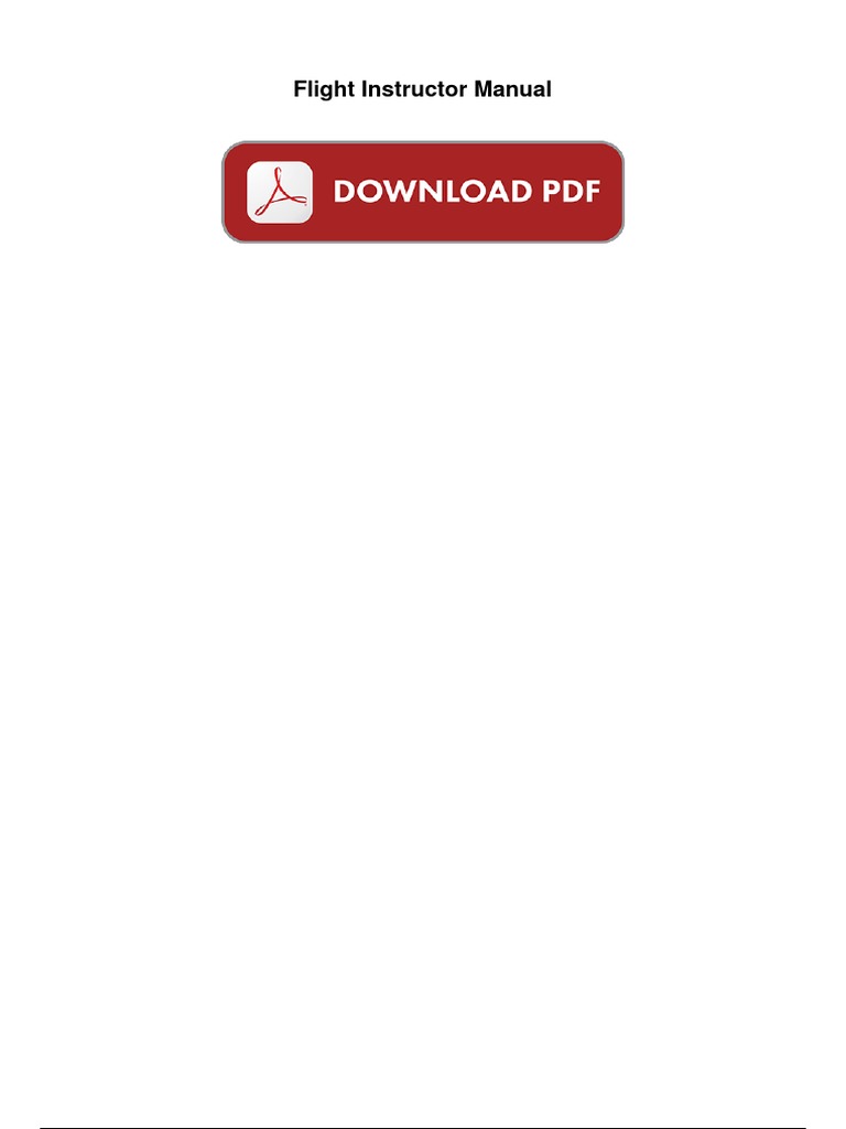 Flight Instructor Manual 2 PDF | PDF | Motor Vehicle | Vehicles