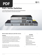 Poe+ Series Switches Datasheet