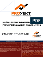 CAMBIOS  DS  020 -2019