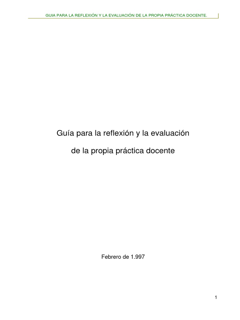 Evaluación de la Práctica Docente | PDF | Evaluación | Salón de clases