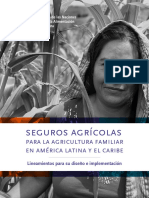 Seguro agricola para la agricultura familiar