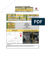 Ficha catastral de semáforos