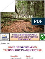 Role of It in Agriculture