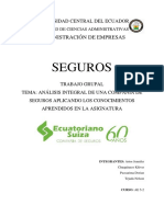 Análisis integral de una compañía de seguros ecuatoriana