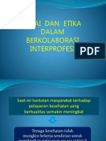 5 Nilai Dan Etika Kolaborasi Interprofesional