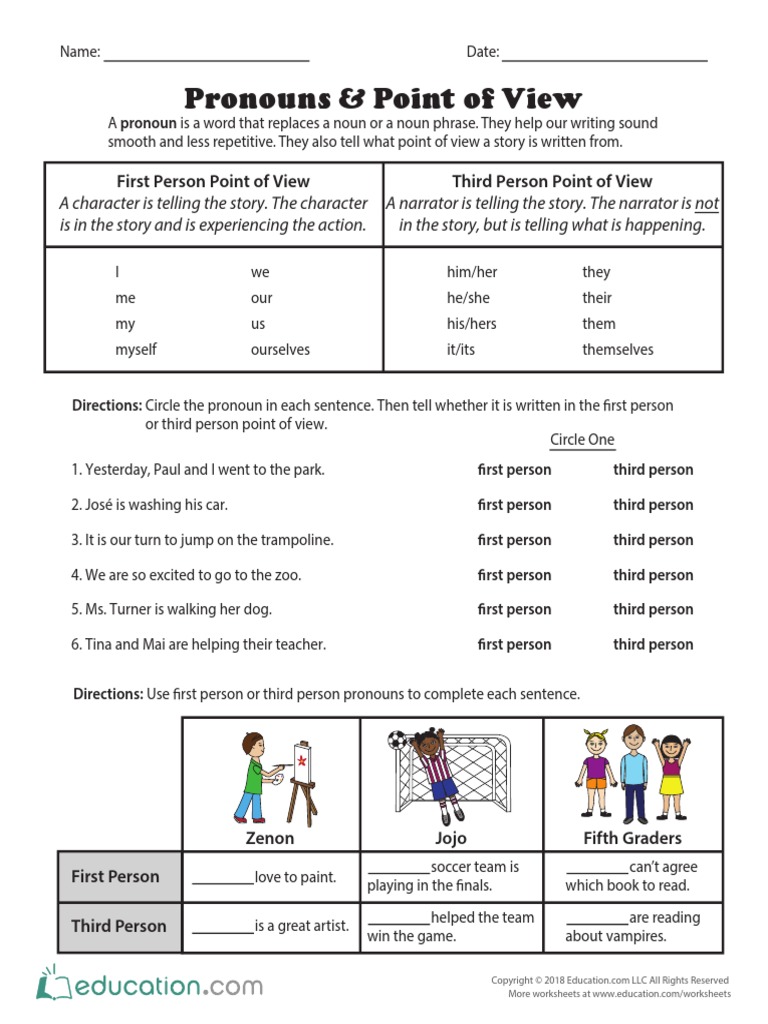 Point of View Task Card 1 Sample, image size:768x1024