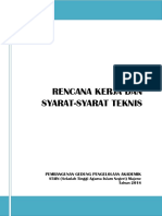 Rencana Kerja Dan Syarat-Syarat Teknis Pemb. Gedung Pengeloaan Akademik STAIN Majene PDF
