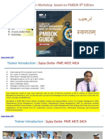 PMP Training Based On PMBOK 6th Edition Sujoy Dutta PDF
