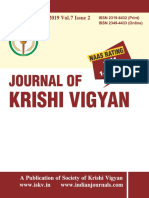 Journal of Krishi Vigyan Vol 7 Issue 2