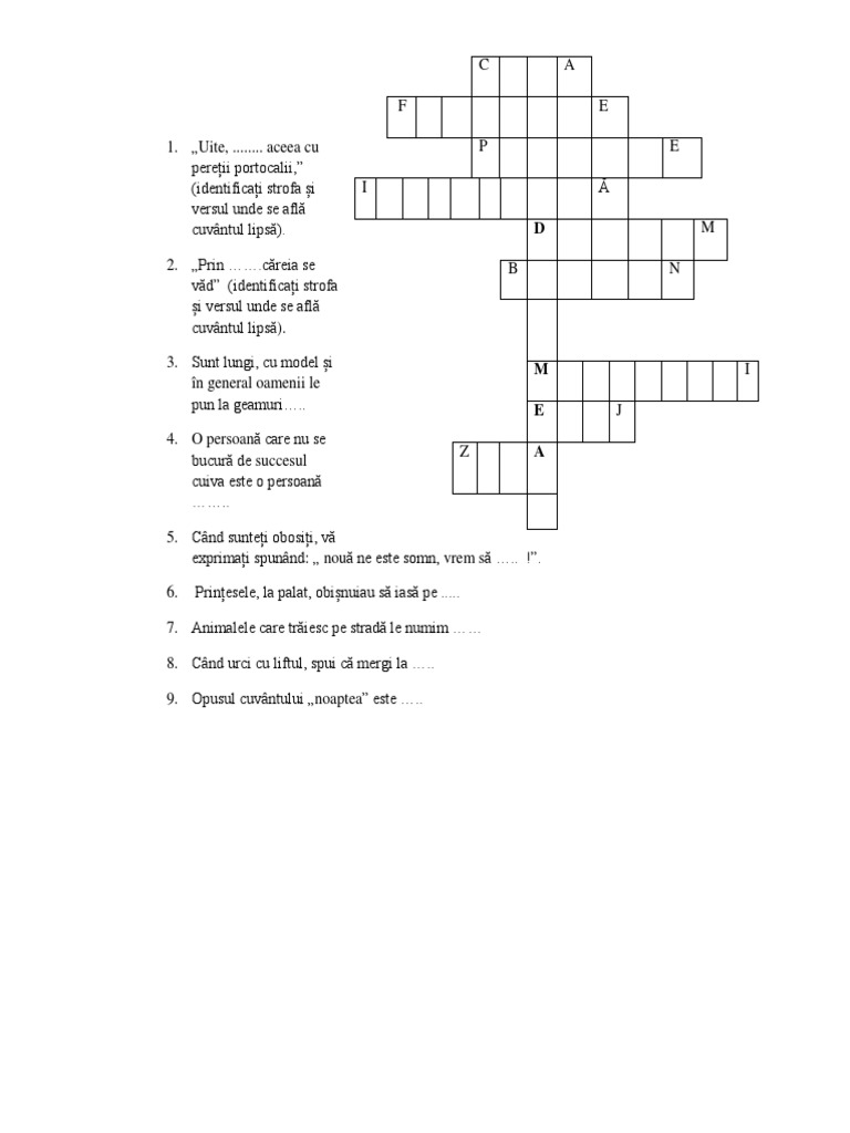 Handout Rebus Scoala | PDF