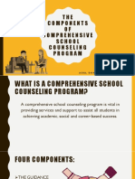 Part 3 The Components of Comprehensive School Counseling Program