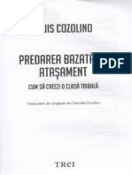 Predarea Bazata Pe Atasament - Louis Cozolino