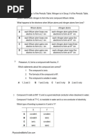 Ions & Ionic Bonds (Multiple Choice) QP