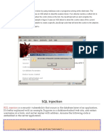 SQL Injection: Cross-Site Script Attack