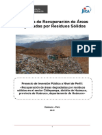 «Recuperación de áreas degradadas por residuos sólidos en el sector Chilepampa, distrito de Huánuco, provincia de Huánuco, departamento de Huánuco»