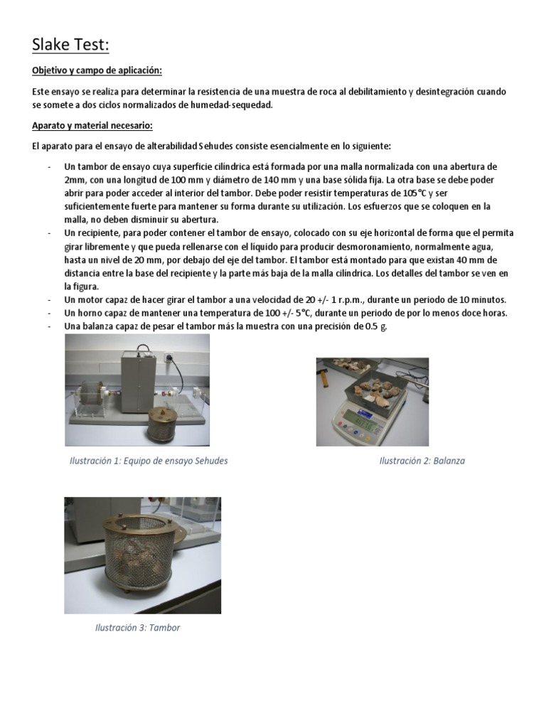 Slake Test | PDF | Acero | Naturaleza
