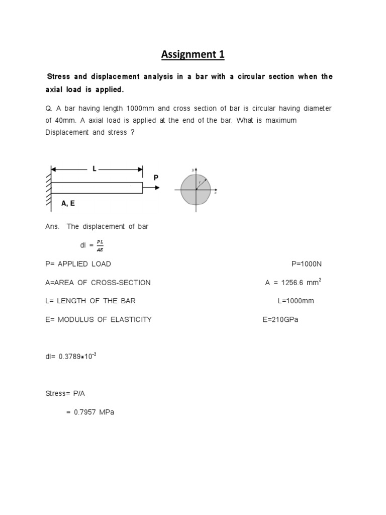 Bar hypermesh tutorial pdf stress mechanics beam structure 