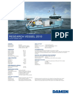 Product Sheet Damen Utility Vessel 2510 Research Vessel 11 2017 PDF