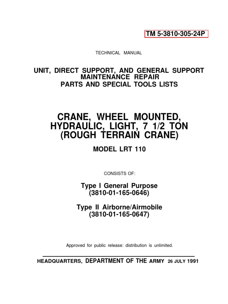 Lorain LRT400 Parts Manual | PDF | Transmission (Mechanics) | Axle