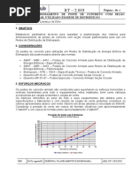 DIMENSIONAMENTO DE POSTE DE CONCRETO COM SEÇÃO CIRCULAR, UTILIZADO EM REDE DE DISTRIBUIÇÃO