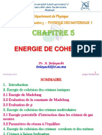 5-Cha5-Energie de Cohesion Des Solides PDF