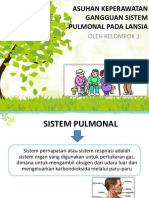 Asuhan Keperawatan Gangguan Sistem Pulmonal Pada Lansia